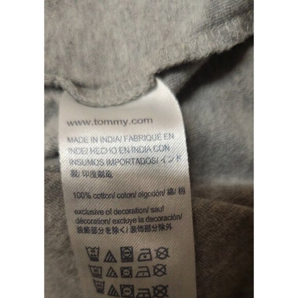 Tommy Hilfiger Denim Painter THD 1985 NYC Gray Red White Blue Medium T-Shirt - Picture 12 of 13